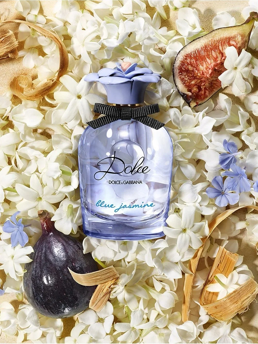 Dolce & Gabbana Blue Jasmine Lavender Bottle with Black Bow - Picture 3 of 7